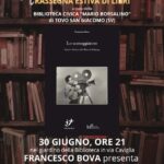 Giovedì 30 Giugno incontro con l’autore Francesco Bova – Biblioteca Tovo San Giacomo
